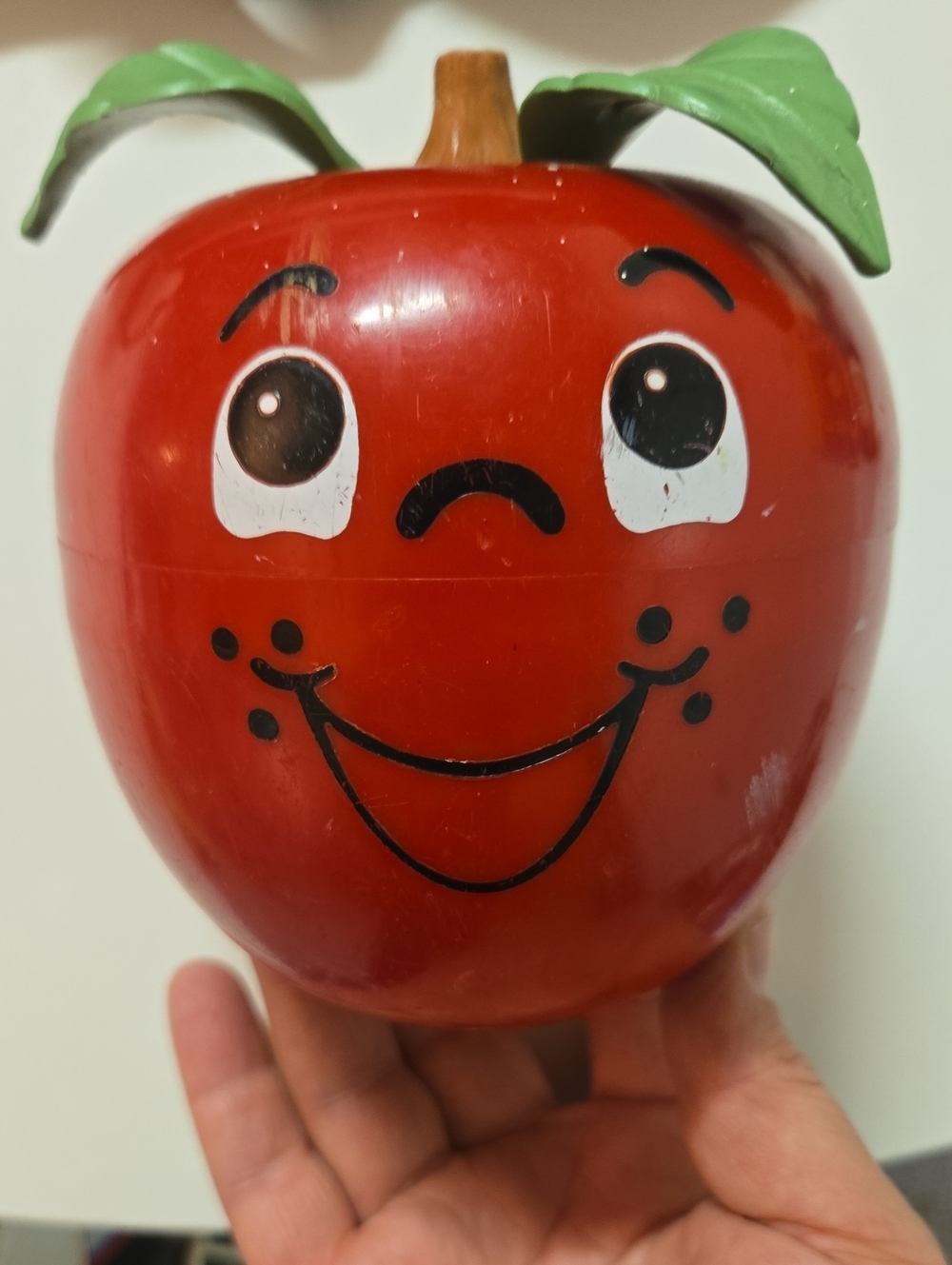 Vintage Fisher Price Happy Apple (Short Stem)